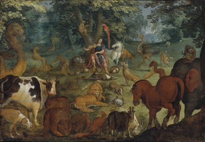 Orfeo encantando a las bestias de Roelant Savery